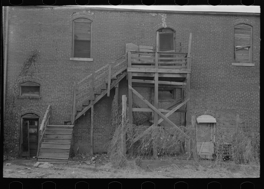 [Untitled photo, possibly related to: Stairway to Paradise Gardens religious center, Mound Bayou, Mississippi] by Russell Lee