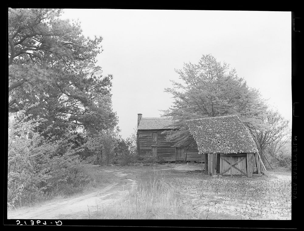Abandoned home. Greene County, Georgia. Sourced from the Library of Congress.