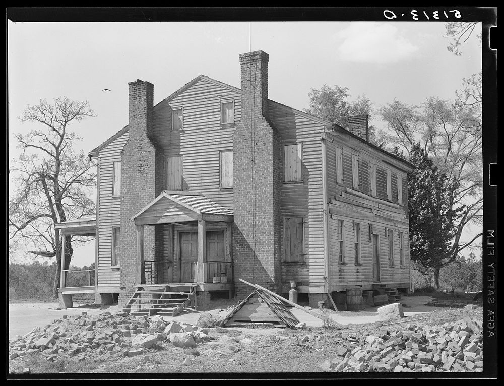 The Nelson Armour place. Greene County, Georgia. Sourced from the Library of Congress.