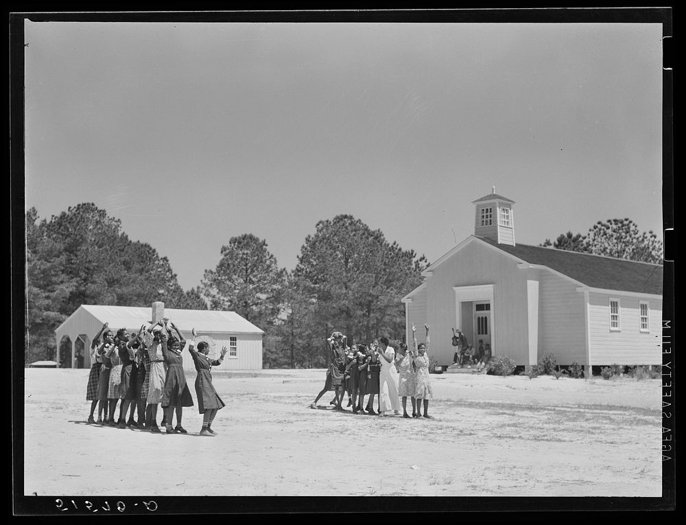 Supervised games. Gee's Bend, Alabama. Sourced from the Library of Congress.