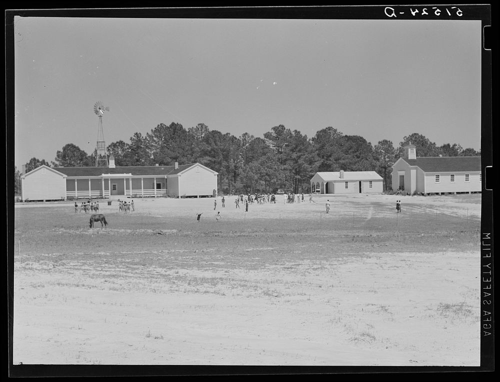 School, shop, church and community building. Gee's Bend, Alabama. Sourced from the Library of Congress.