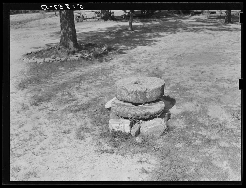 [Untitled photo, possibly related to: Millstone, Greene County, Georgia, on old plantation]. Sourced from the Library of…
