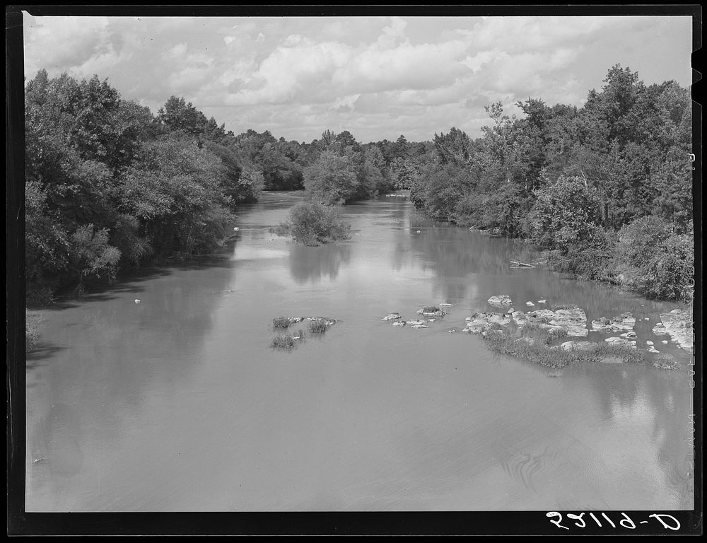 Haw River, Chatham County, North Carolina. Route 64 going east from Bynum. Sourced from the Library of Congress.