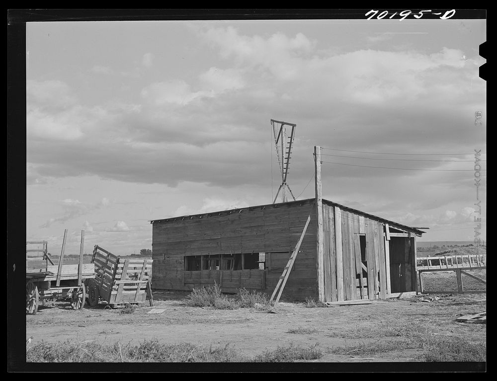 Barn facilities of FSA (Farm Security Administration) rehabiliation borrower who rents from Indians in Yakima County…
