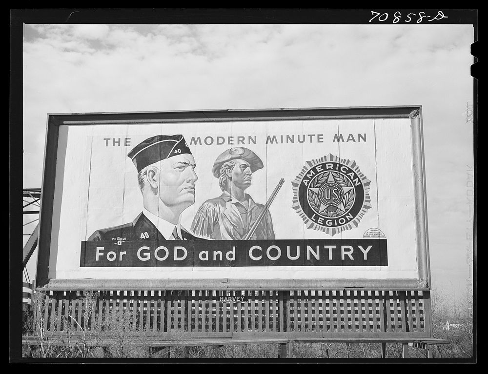 Billboard. Canyon County, Idaho by Russell Lee
