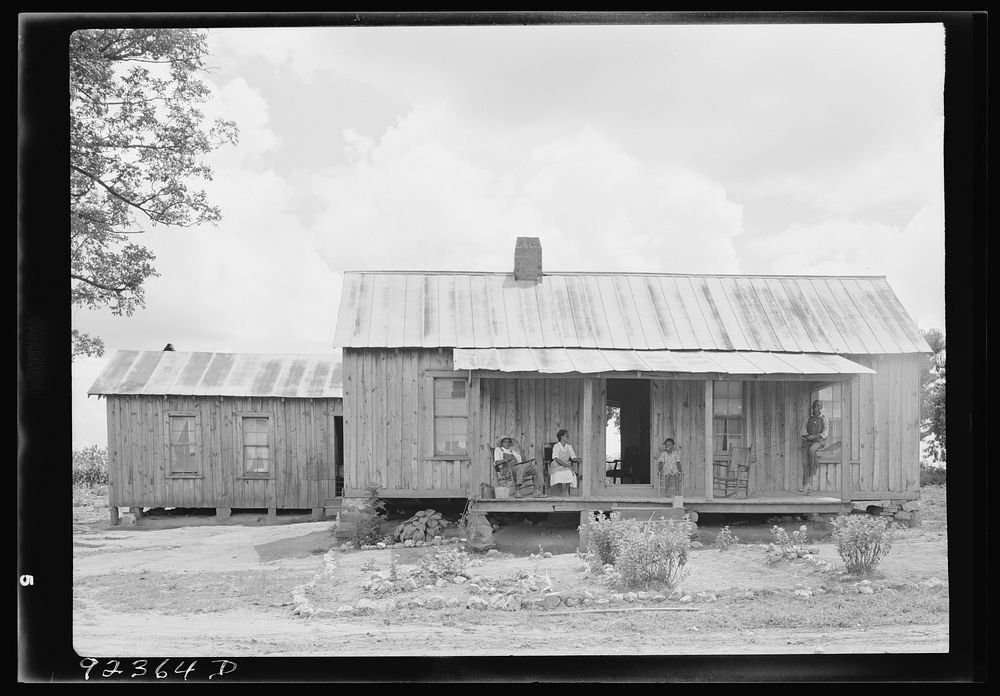 [Untitled photo, possibly related to: House of  tenant family. This is a larger house than usual box type. Has several…
