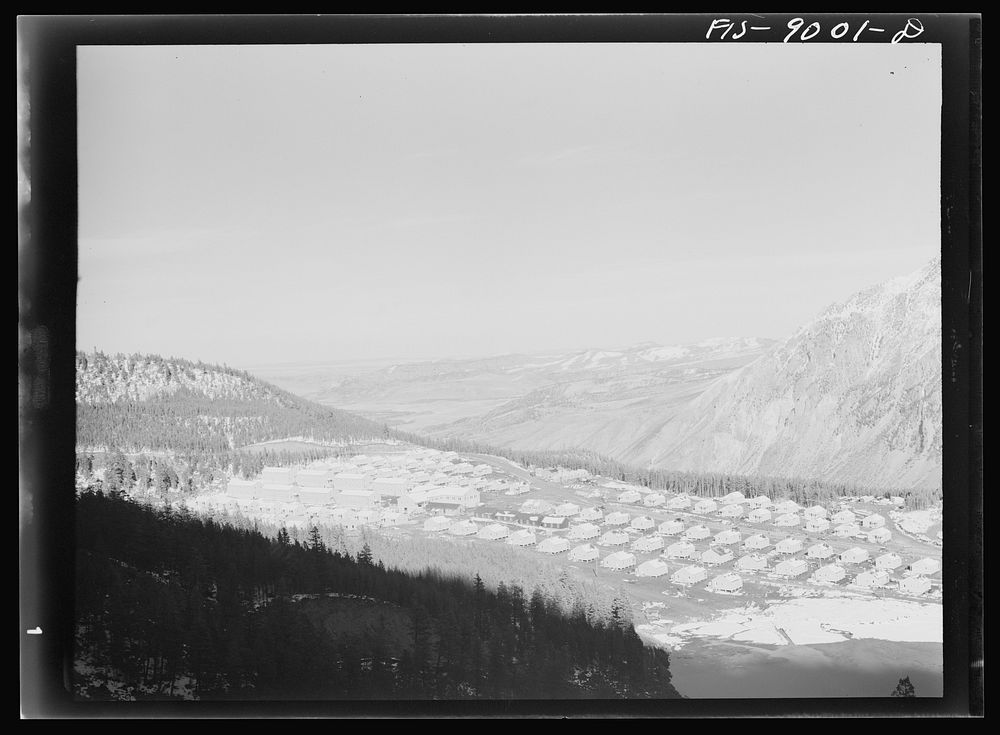 Mouat, Montana. Mouat chromite mine. The site of a chrome mine by Russell Lee