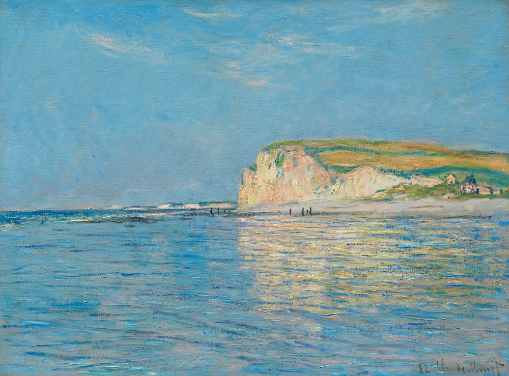 Low Tide at Pourville, near Dieppe (1882) by Claude Monet. Original from The Cleveland Museum of Art. Digitally enhanced by…