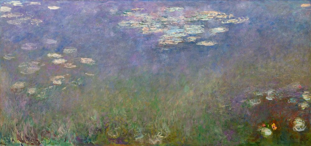 Water Lilies wall art, Claude Monet  (1915&ndash;1926) by . Original from The Cleveland Museum of Art. Digitally enhanced by…