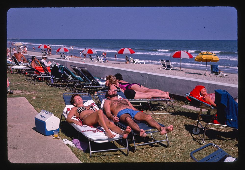 Captain's Quarters, Myrtle Beach, South Carolina (1985) photography in high resolution by John Margolies. Original from the…