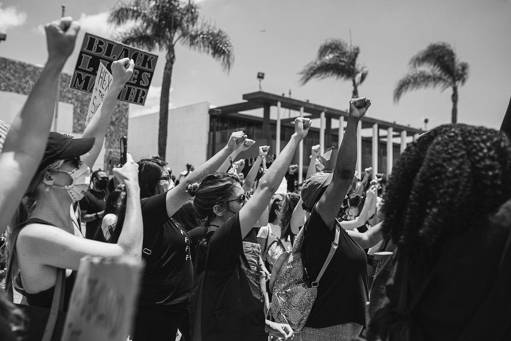 Black Lives Matter protest in Compton Los Angeles. 7 Jun 2020, LOS ANGELES, USA