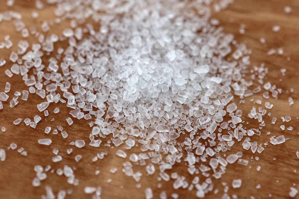 Free salt on table photo, public domain food CC0 image.