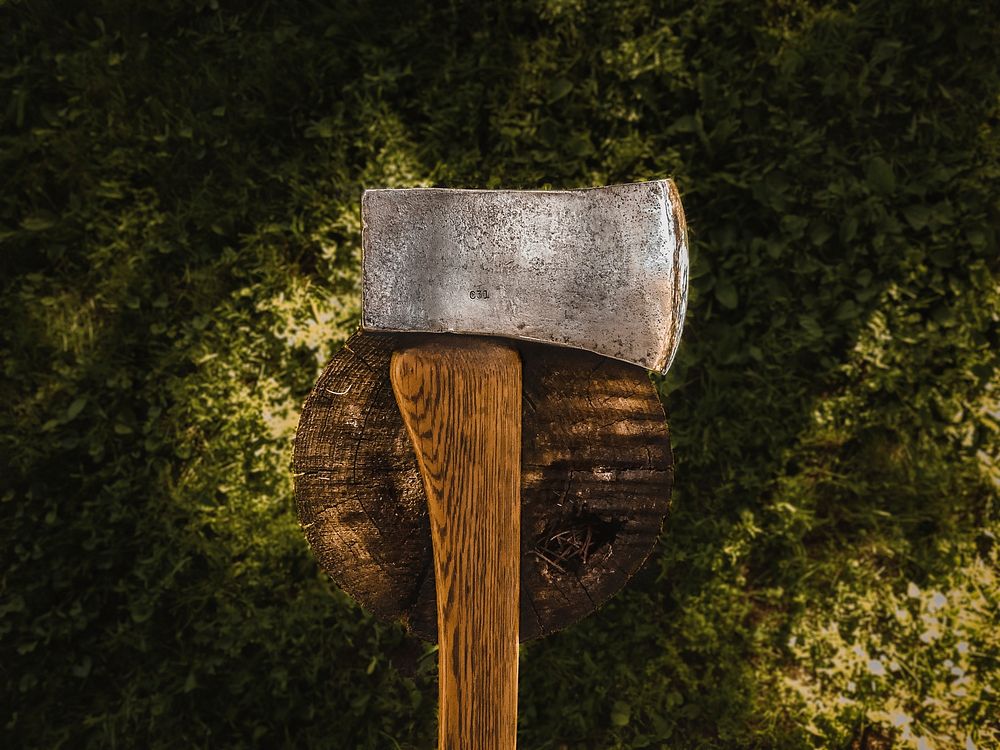 Free axe image, public domain tools CC0 photo.