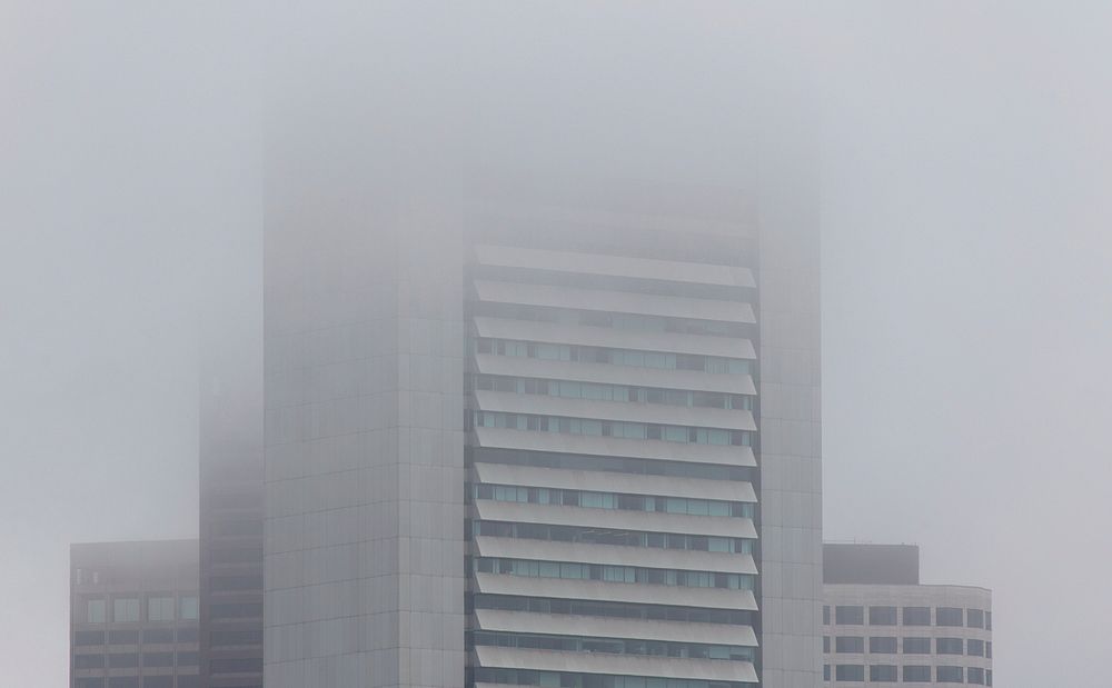 City Fog Buildings 