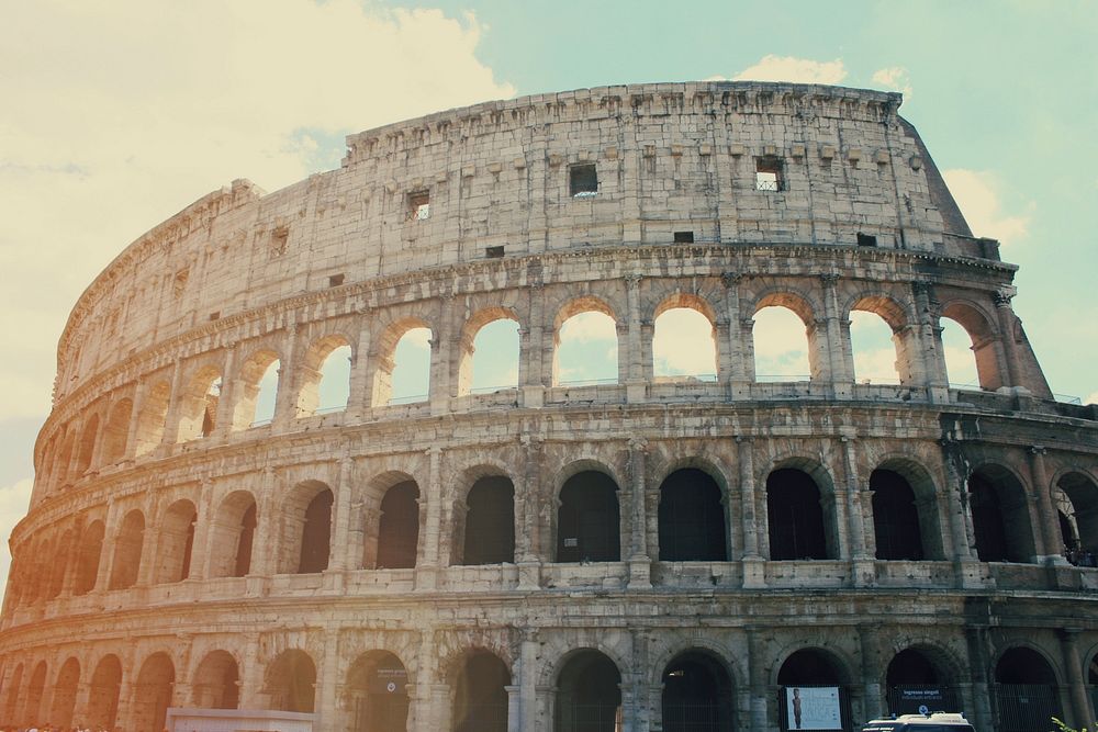 Colosseum Roman, Rome, Italy. 