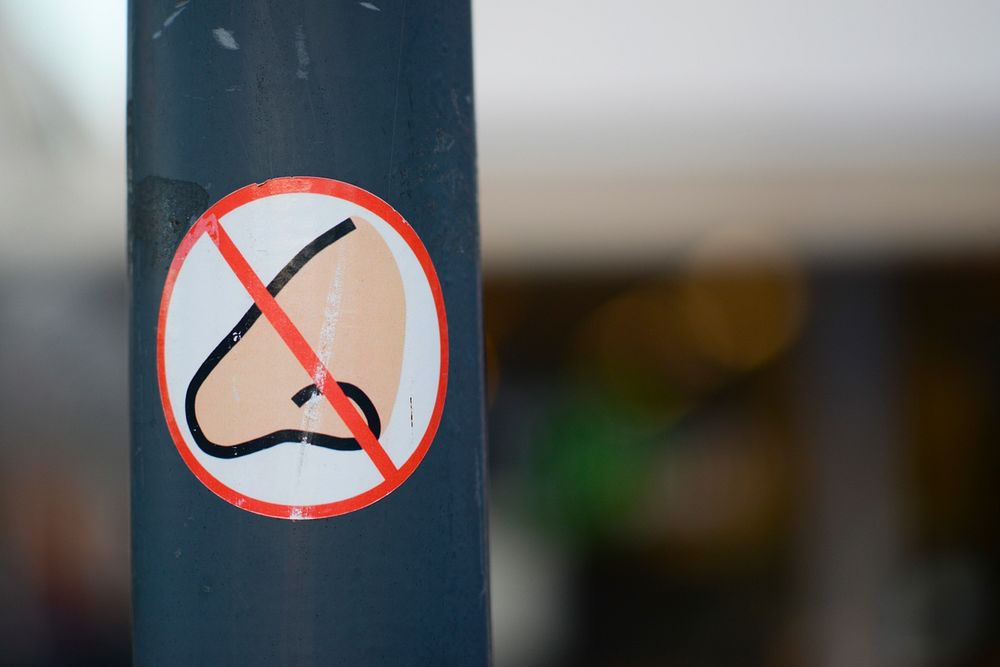 Forbidden for noses