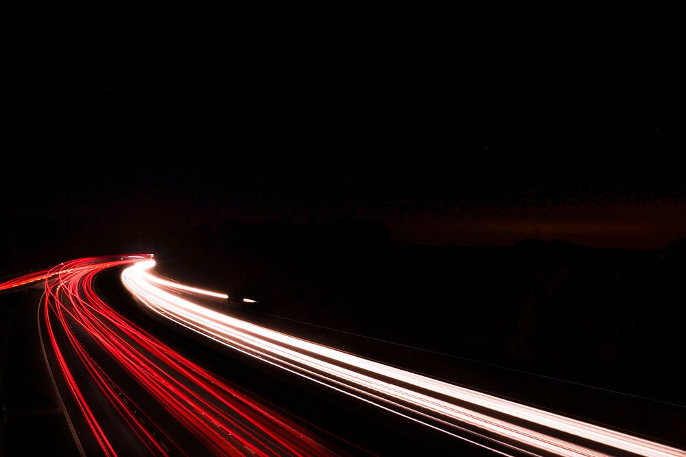 Bokeh city light, long exposure photo, free public domain CC0 photo.