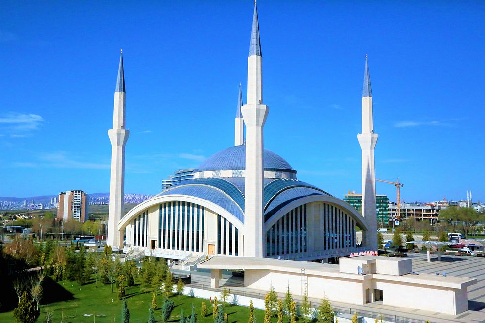 Free Ahmet Hamdi Akseki Mosque, Turkey image, public domain religion CC0 photo.