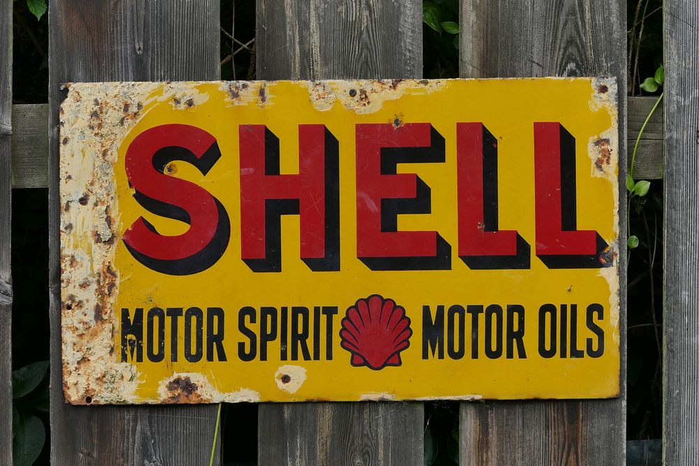 Old Motor Oil Sign