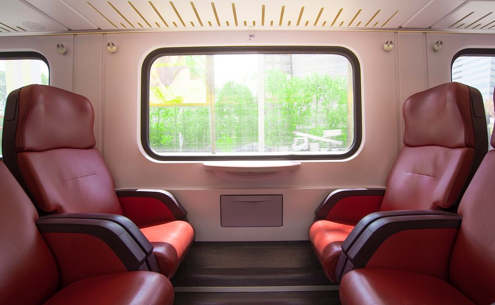 Free seats on the train image, public domain CC0 photo.