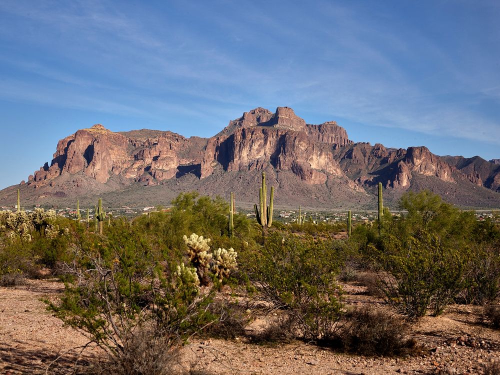 The Superstition Mountains, a condensed Free Photo rawpixel