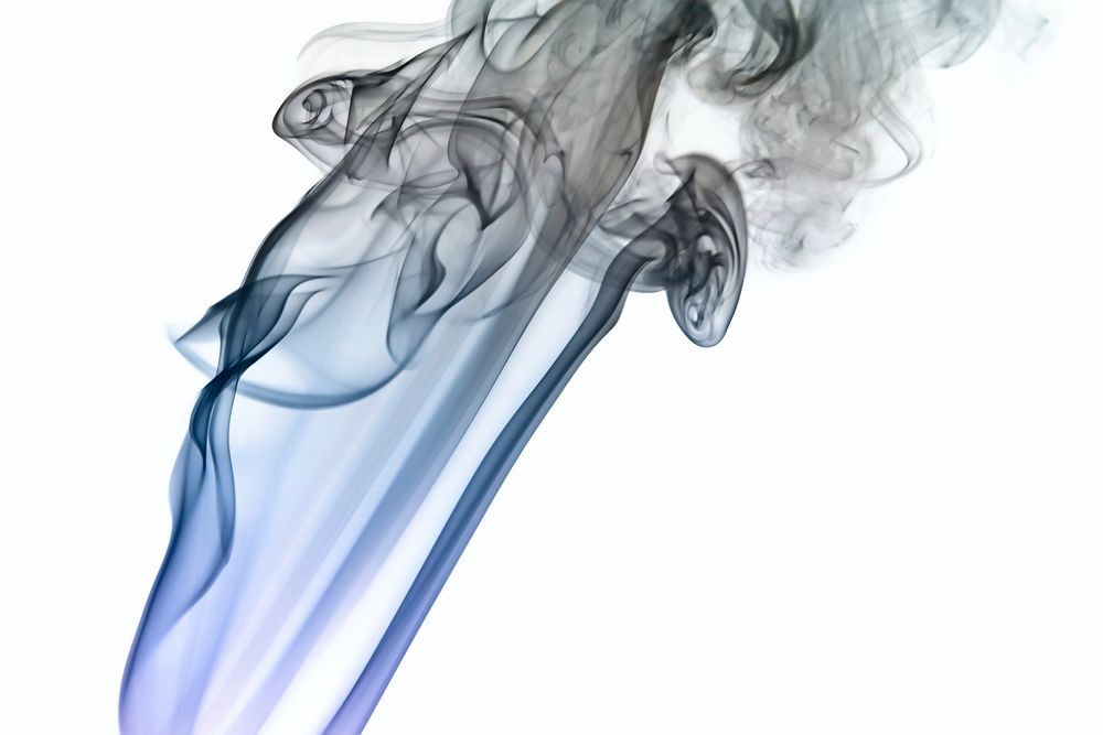 Blue smoke background, free public domain CC0 image.