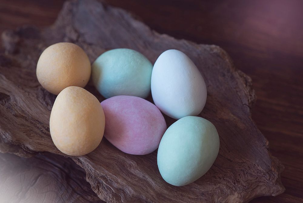Free painted eggs image, public domain Easter CC0 photo.