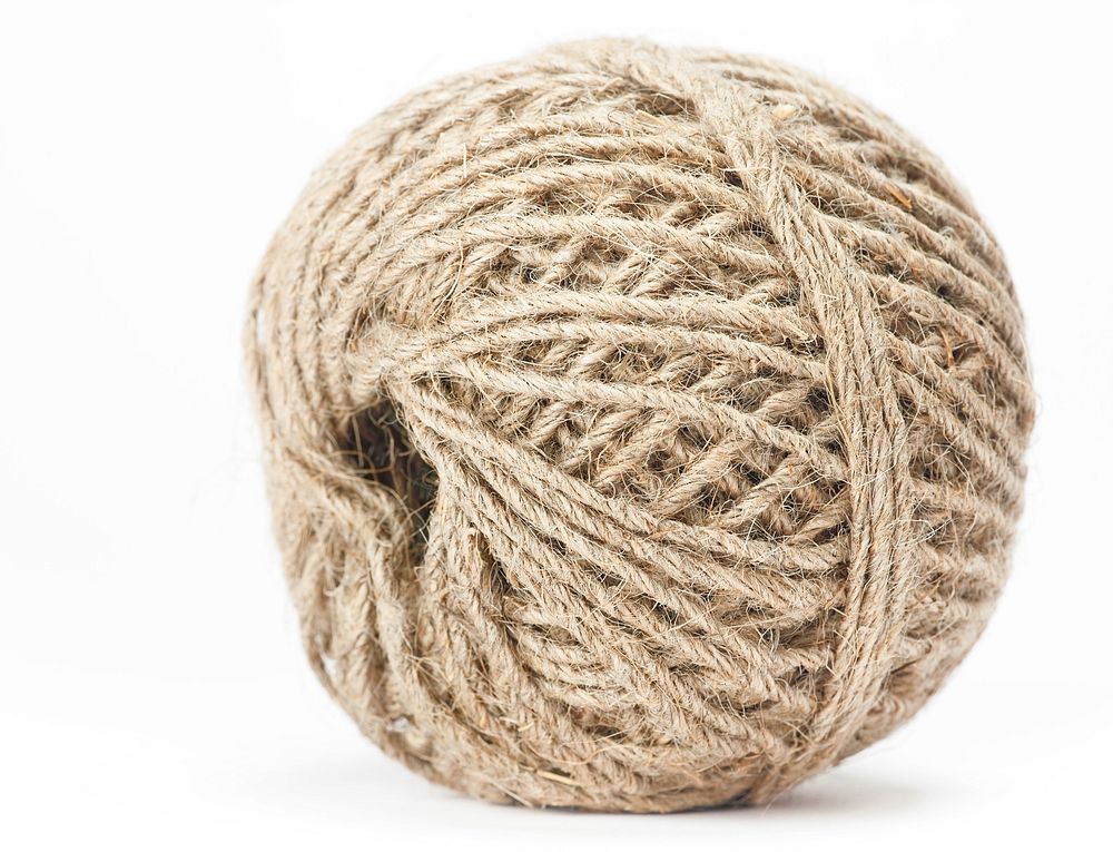 Free crochet thread ball photo, public domain CC0 image.