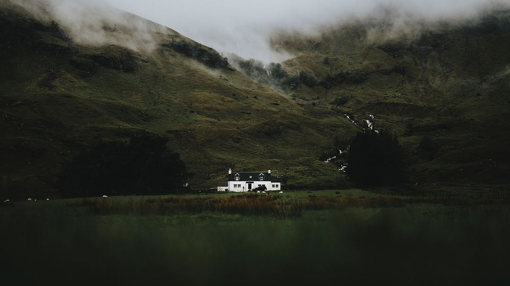 Cottage at Glen Etive, Scotland