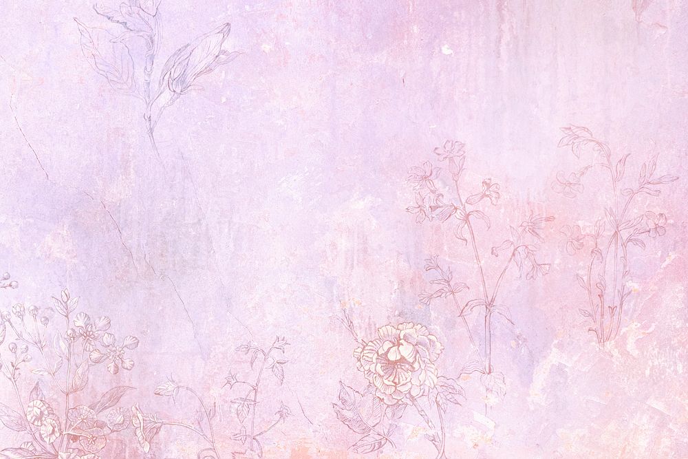 Old grungy floral background texture