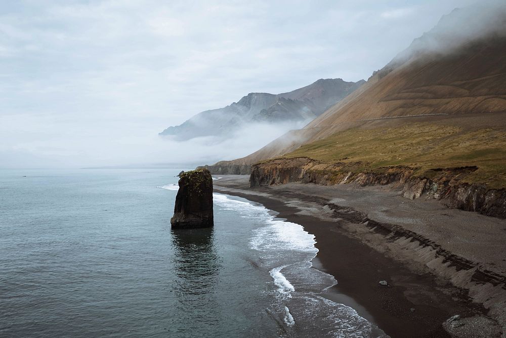 View of Arnarstapi on the south coast of the Sn&aelig;fellsnes Peninsula, Iceland