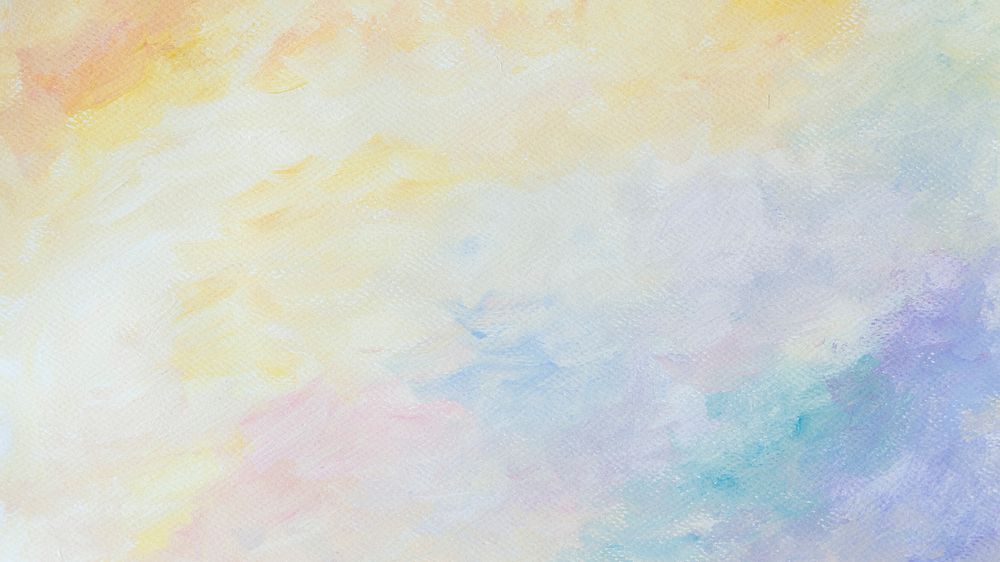 Aesthetic desktop wallpaper background, colorful abstract pastel watercolor background