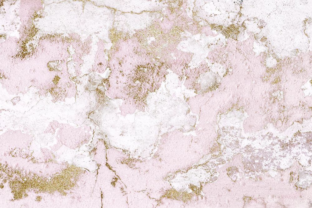 Pink aged old cracked paint background