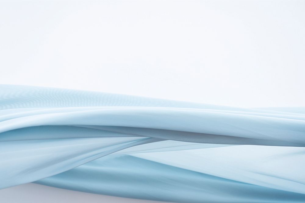 Blue fabric motion texture background