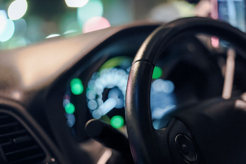 Steering wheel of a autonomous car