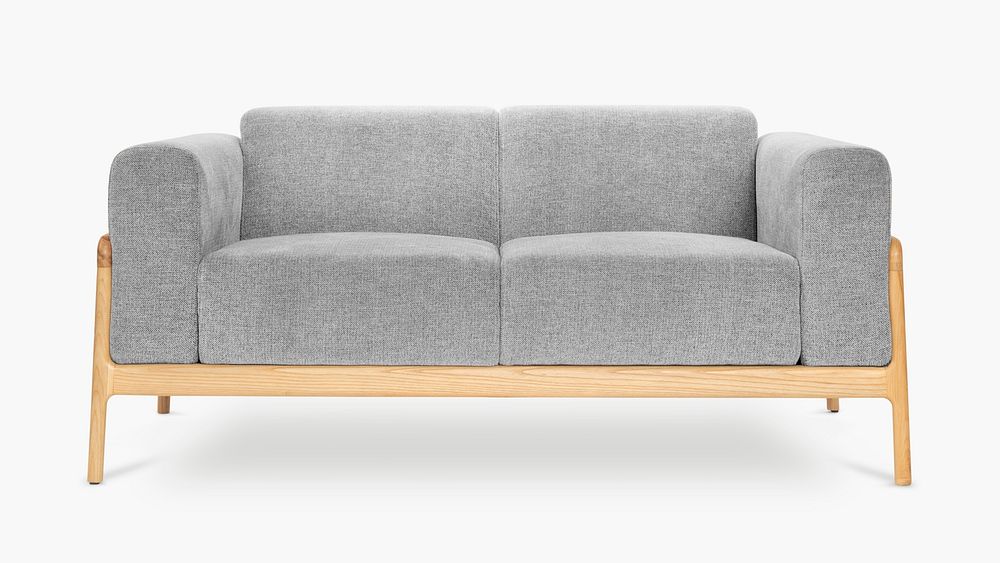 Sofa mockup psd in minimal style