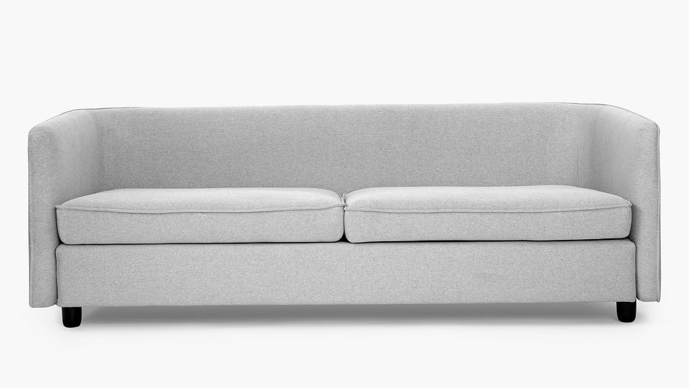 Sofa mockup psd in minimal style