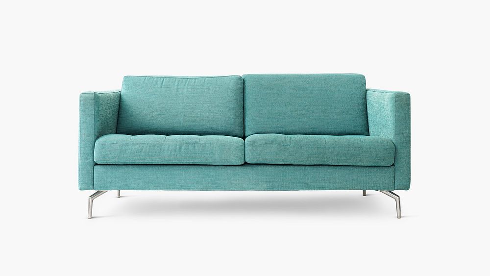 Modern sofa psd mockup living room furniture 