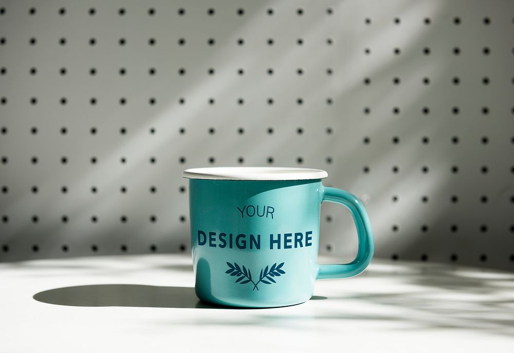 Design space on coffee cup