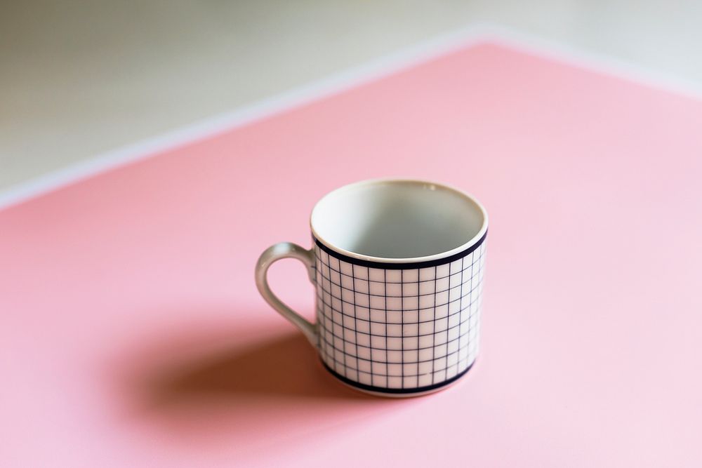 Closeup of coffee cup