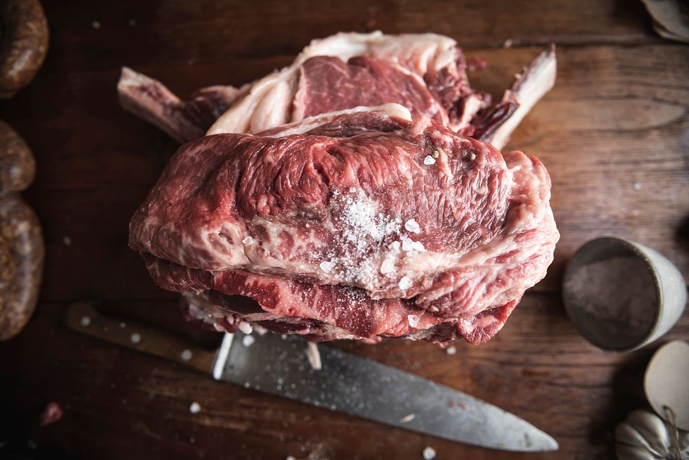 Beef steak food photography recipe idea