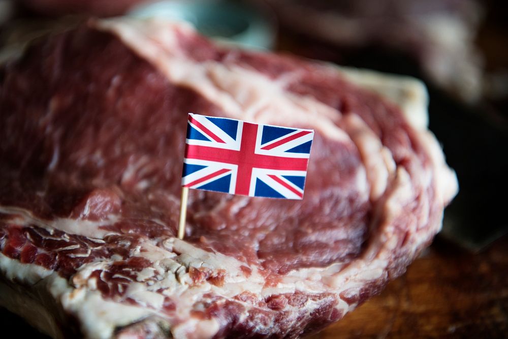 British steak food photography recipe idea