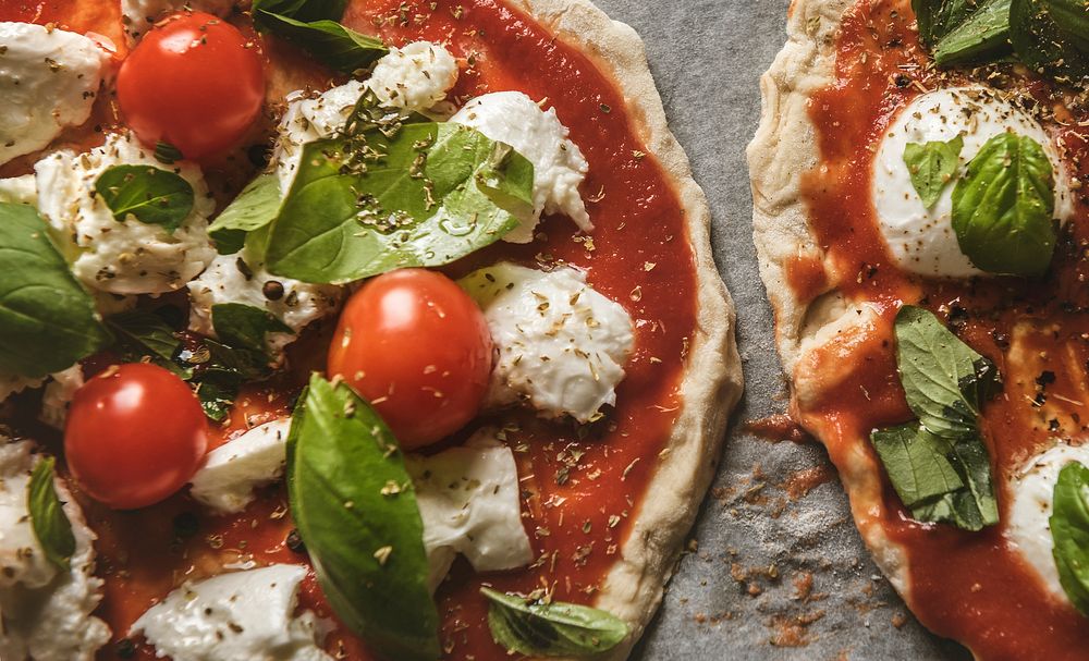 Homemade pizza  food photography recipe idea