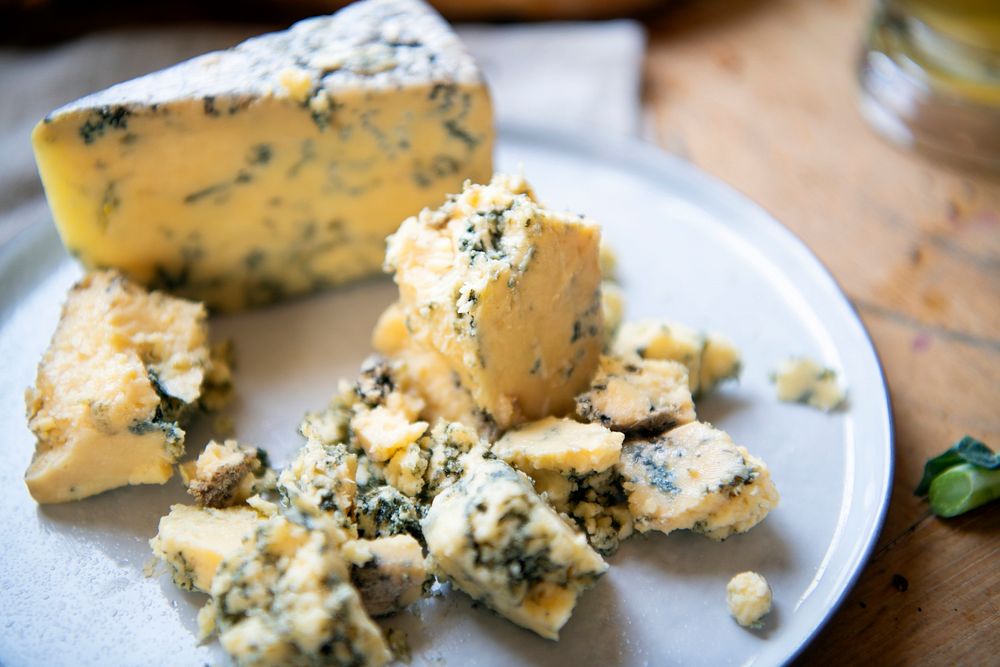 Blue cheese food photography recipe idea