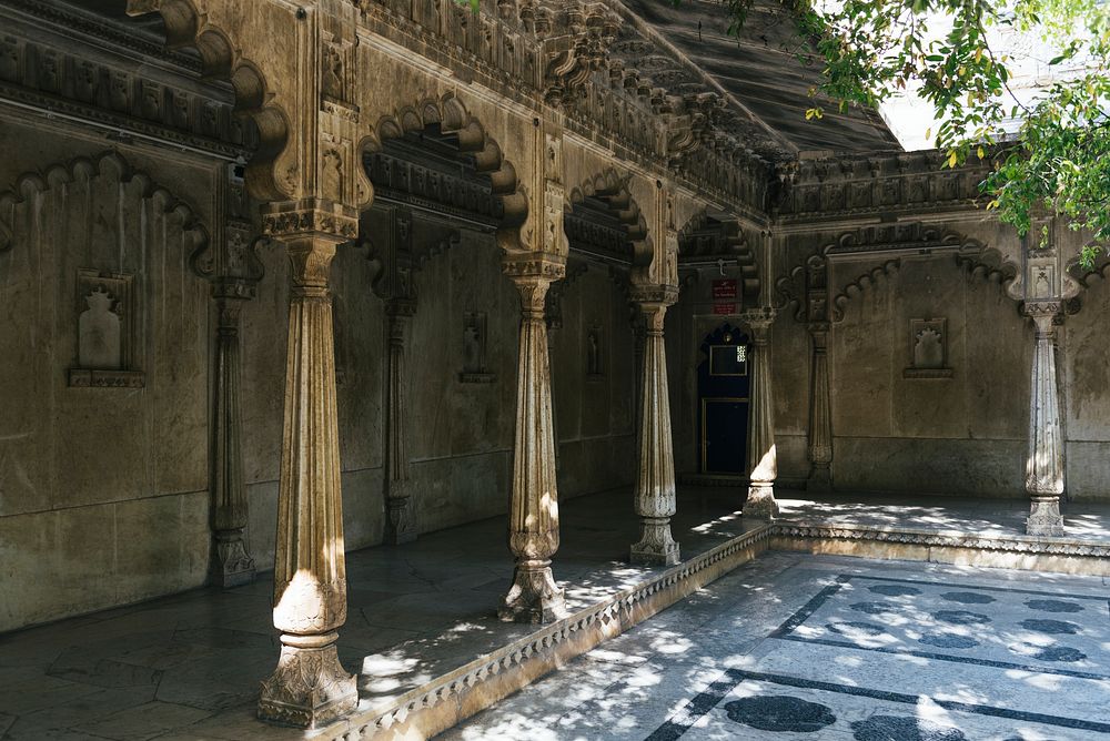 Badi Mahal or Garden Palace of City Palace in Udaipur Rajasthan, India
