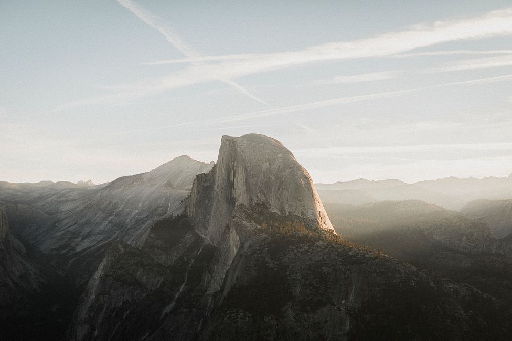 View of Half Dome in Yosemite National Park, USA