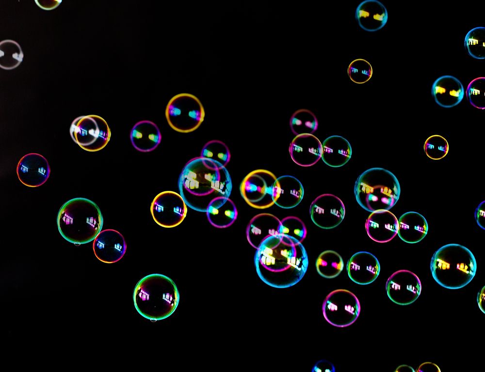 Bubbles in the dark