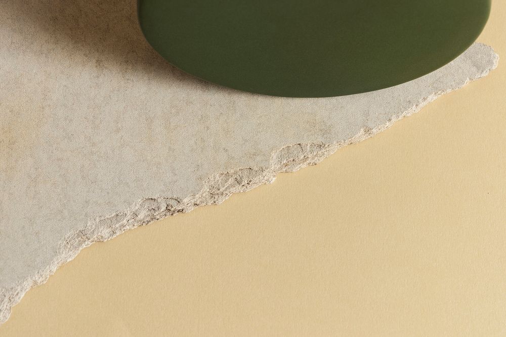 Beige gypsum panel with copy space 