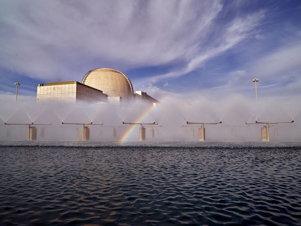 Spray ponds at Palo Verde Nuclear Generating Station, near Tonopah, Arizona, 50 miles west of Phoenix, serve as a backup…