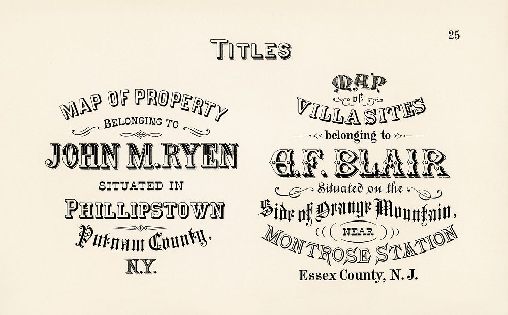 Title fonts from Draughtsman's Alphabets by Hermann Esser (1845&ndash;1908). Digitally enhanced from our own 5th edition of…